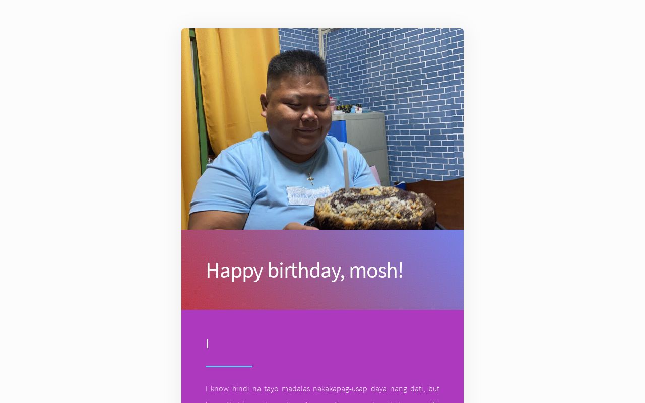Carrd profile picture for @mosh